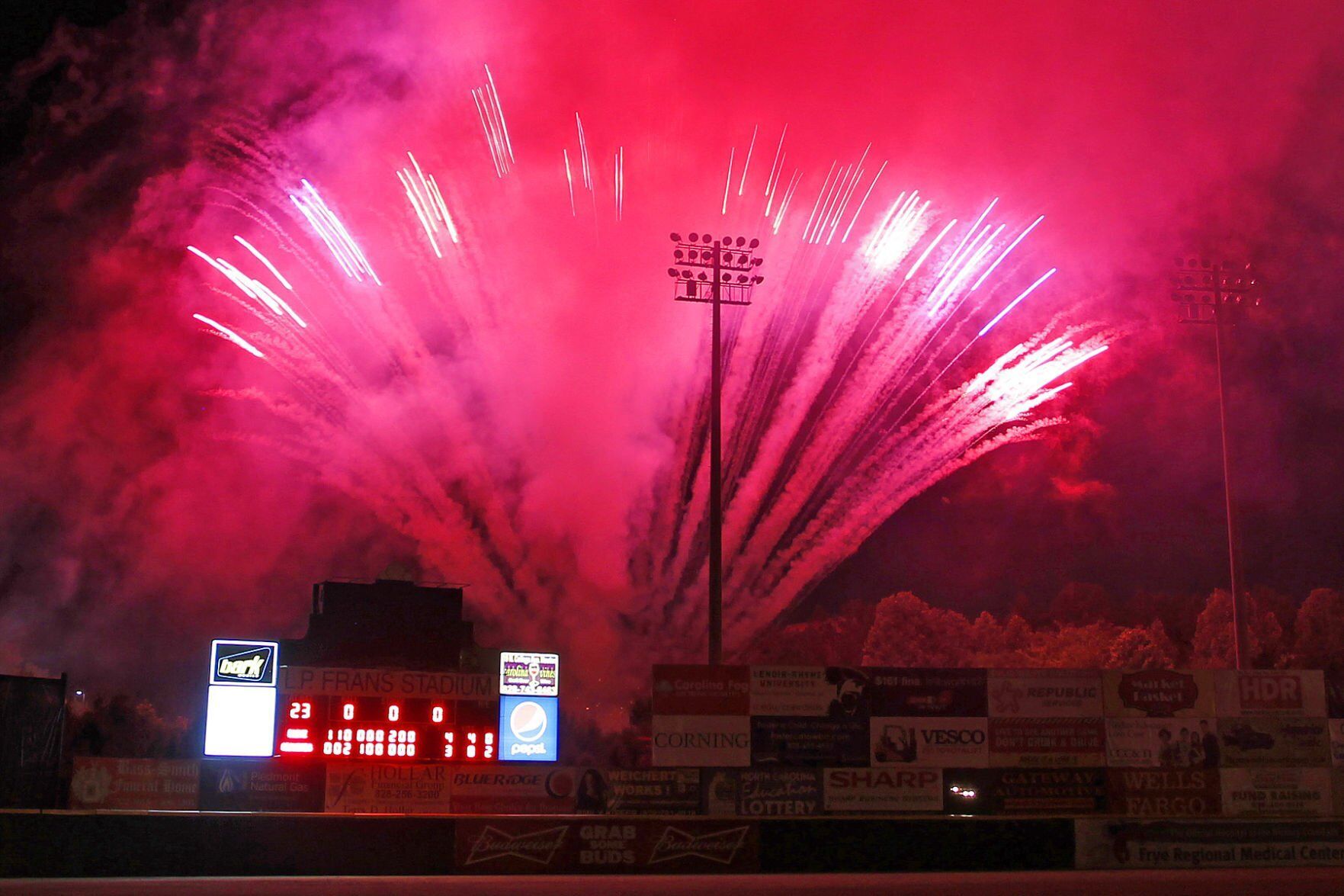 Crawdads Fireworks